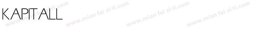 KAPITAL Light字体转换